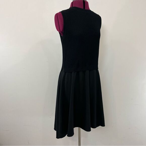 Ivanka Trump Combo Style Fit Flare Sweater Knit Dress Large NEW - Picture 4 of 13